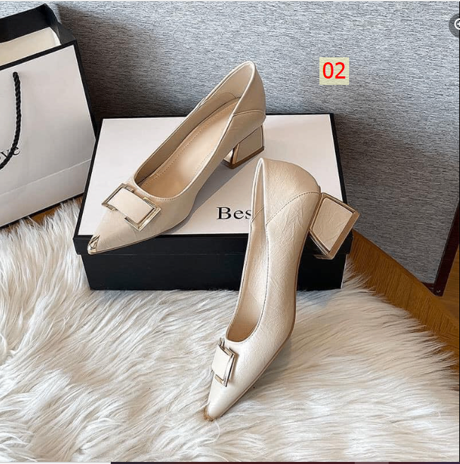 HH91210 - GIÀY CAO GÓT MŨI NHỌN