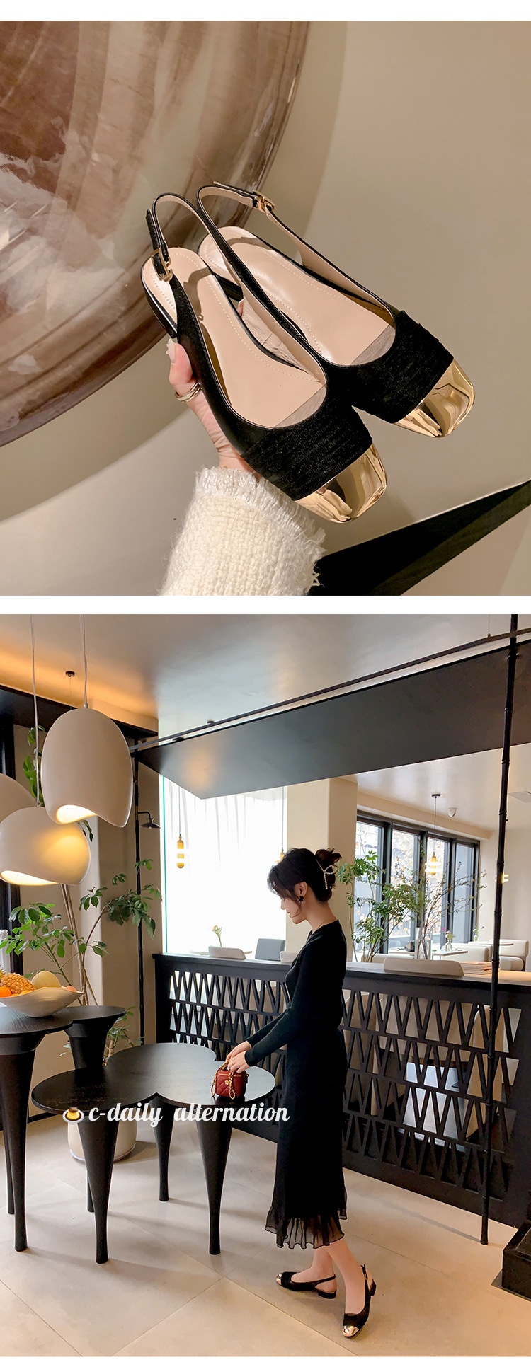 HH10121 - GIÀY BỆT PHỐI MÀU