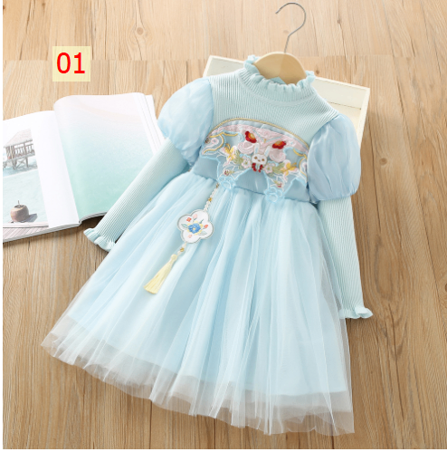 HA9124 - VÁY CÔNG CHÚA BÉ GÁI CAO CẤP