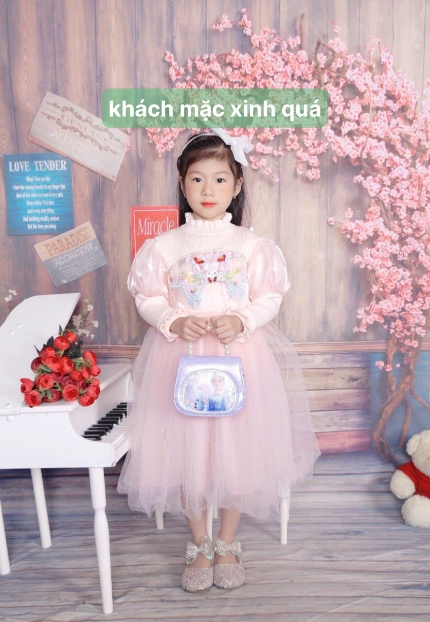HA9124 - VÁY CÔNG CHÚA BÉ GÁI CAO CẤP
