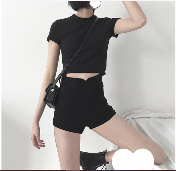 HH10122 - QUẦN SHORT CẠP CAO