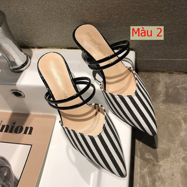 HH11121 - GIÀY CAO GÓT MŨI NHỌN 7cm.