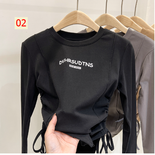 HH13123 - ÁO CROPTOP DÂY RÚT BÉ GÁI