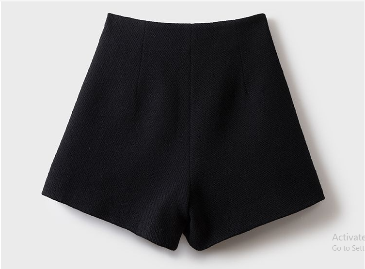 HA12122 - QUẦN SHORT DẠ GIẢ VÁY