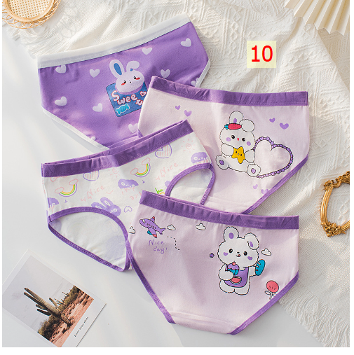 HH14122 - SET 4 QUẦN CHIP BÉ GÁI