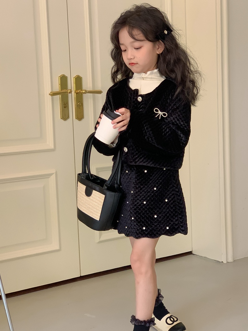 HA16121 - SET NHUNG ĐEN BÉ GÁI