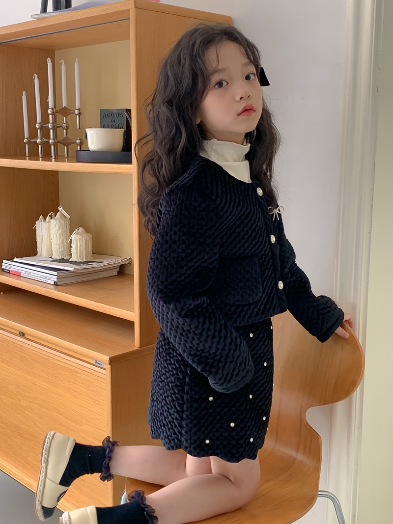 HA16121 - SET NHUNG ĐEN BÉ GÁI