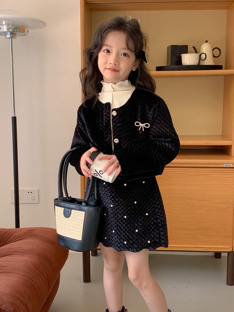 HA16121 - SET NHUNG ĐEN BÉ GÁI