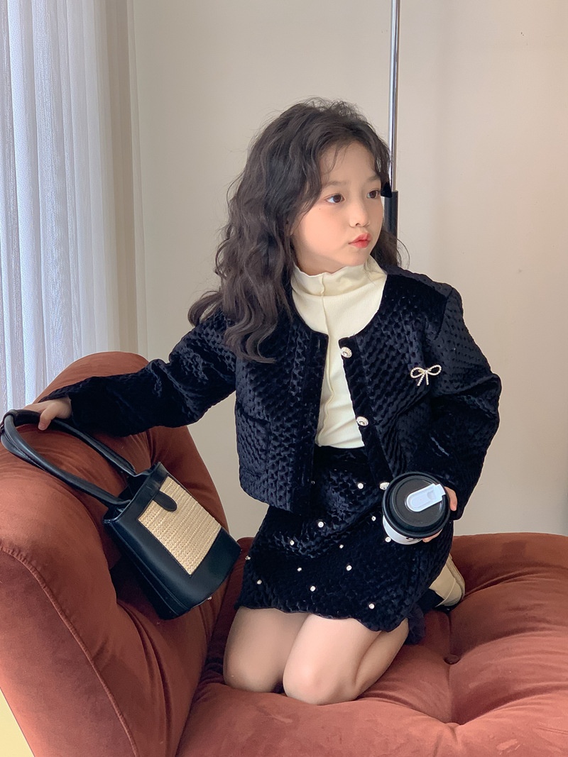 HA16121 - SET NHUNG ĐEN BÉ GÁI