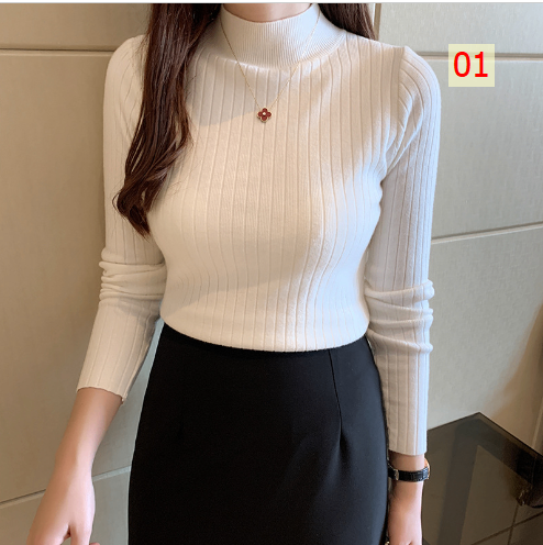 HH18127 - ÁO LEN CỔ 3P NỮ