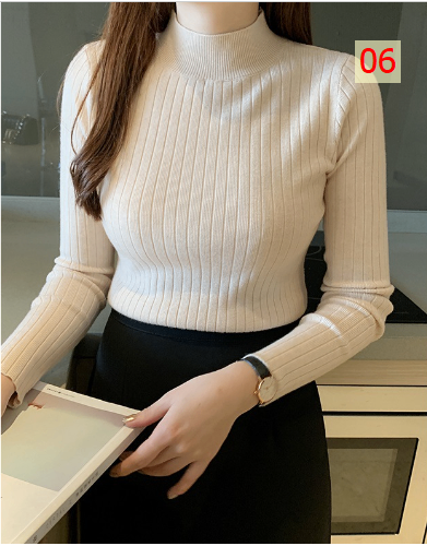 HH18127 - ÁO LEN CỔ 3P NỮ