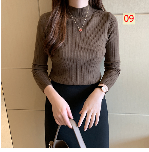 HH18127 - ÁO LEN CỔ 3P NỮ