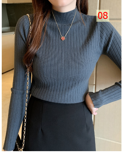 HH18127 - ÁO LEN CỔ 3P NỮ