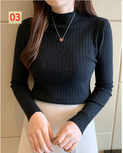 HH18127 - ÁO LEN CỔ 3P NỮ
