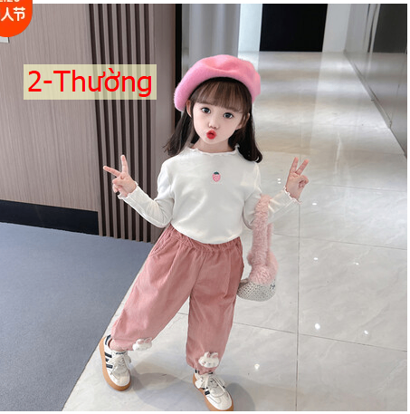 HH191210 - QUẦN NHUNG ĐÍNH THỎ