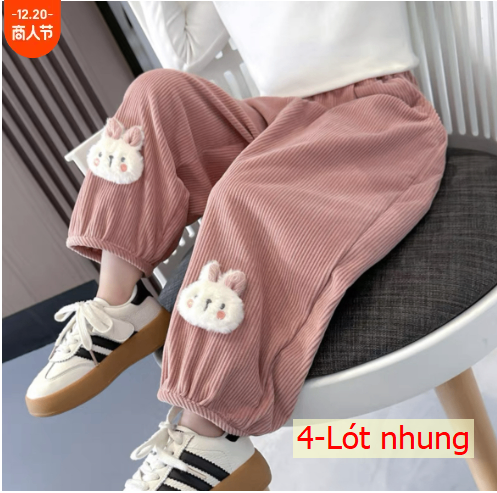 HH191210 - QUẦN NHUNG ĐÍNH THỎ