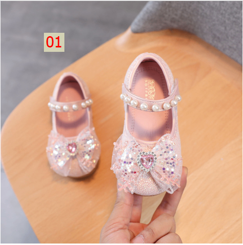 HH19127 - GIÀY BÚP BÊ PHỐI NƠ BÉ GÁI