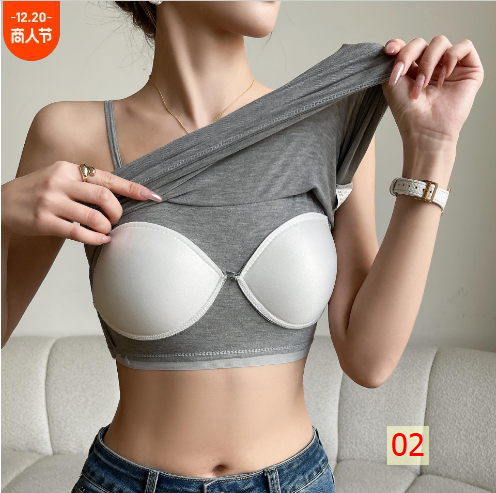HH21124 - ÁO 2 DÂY KÈM BRA