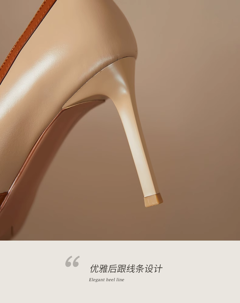 HA20122 - GIÀY CAO GÓT KIỂU PHÁP CỔ ĐIỂN