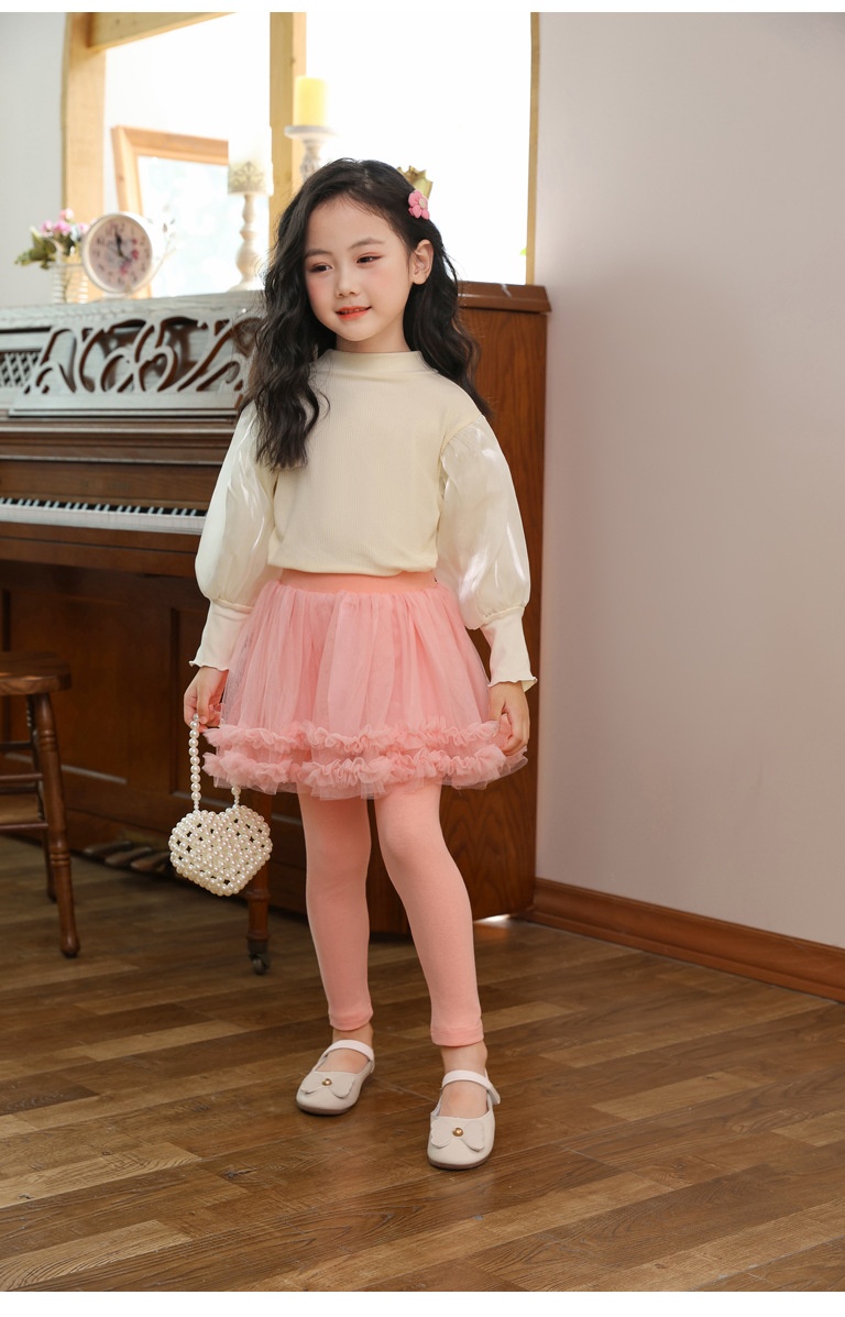 HA20129 - QUẦN LEGGING KÈM VÁY BÉ GÁI