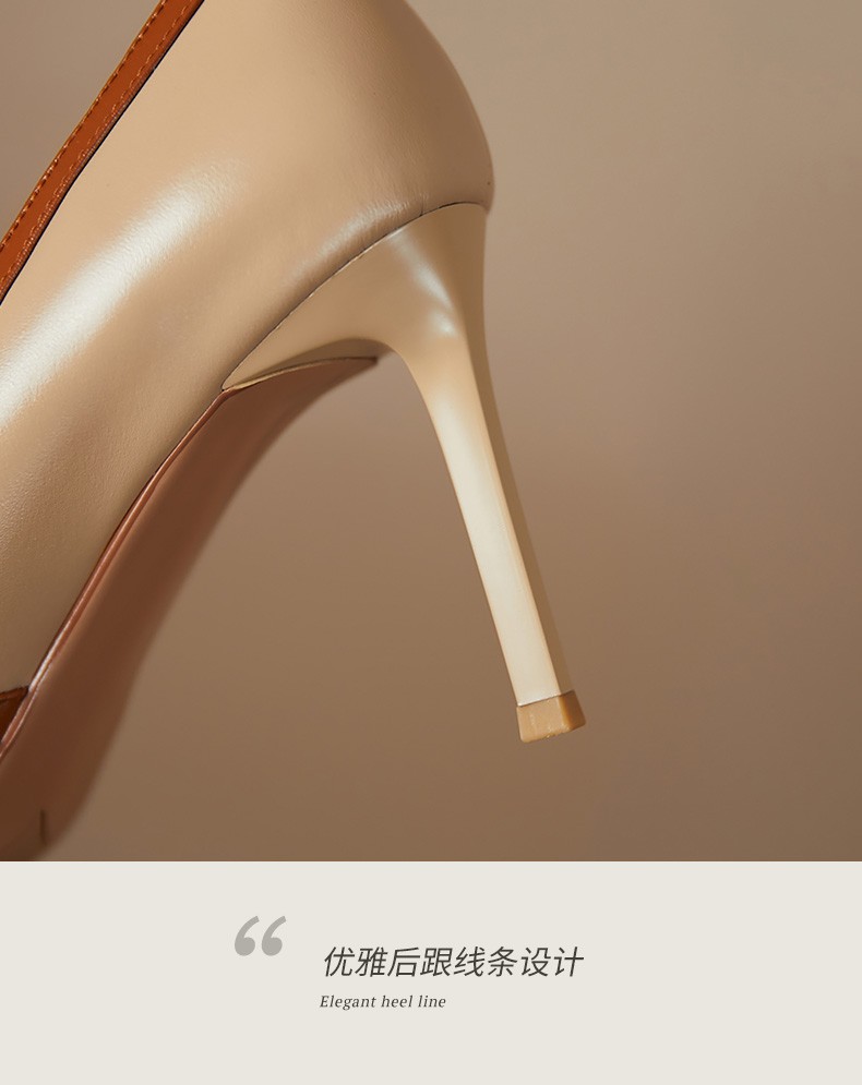 HA20122 - GIÀY CAO GÓT KIỂU PHÁP CỔ ĐIỂN