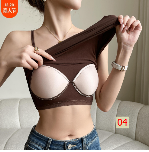 HH21124 - ÁO 2 DÂY KÈM BRA