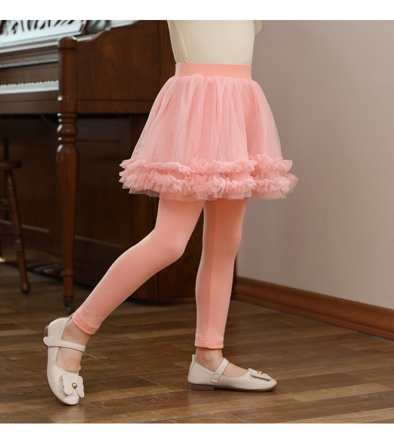 HA20129 - QUẦN LEGGING KÈM VÁY BÉ GÁI