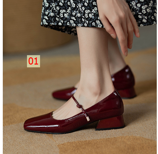 HH22127 - GIÀY MARY JANE 2 MÀU