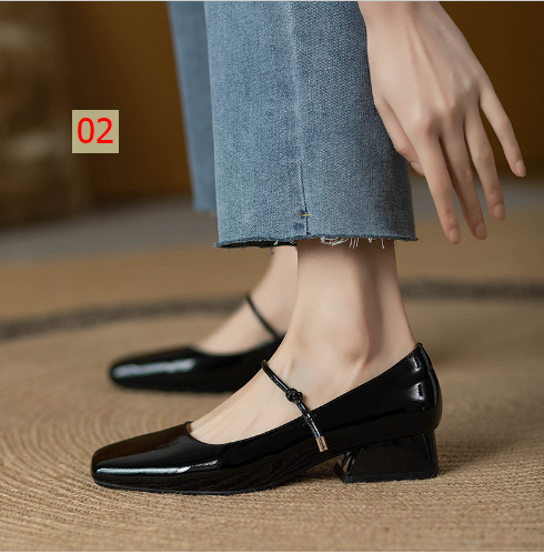 HH22127 - GIÀY MARY JANE 2 MÀU