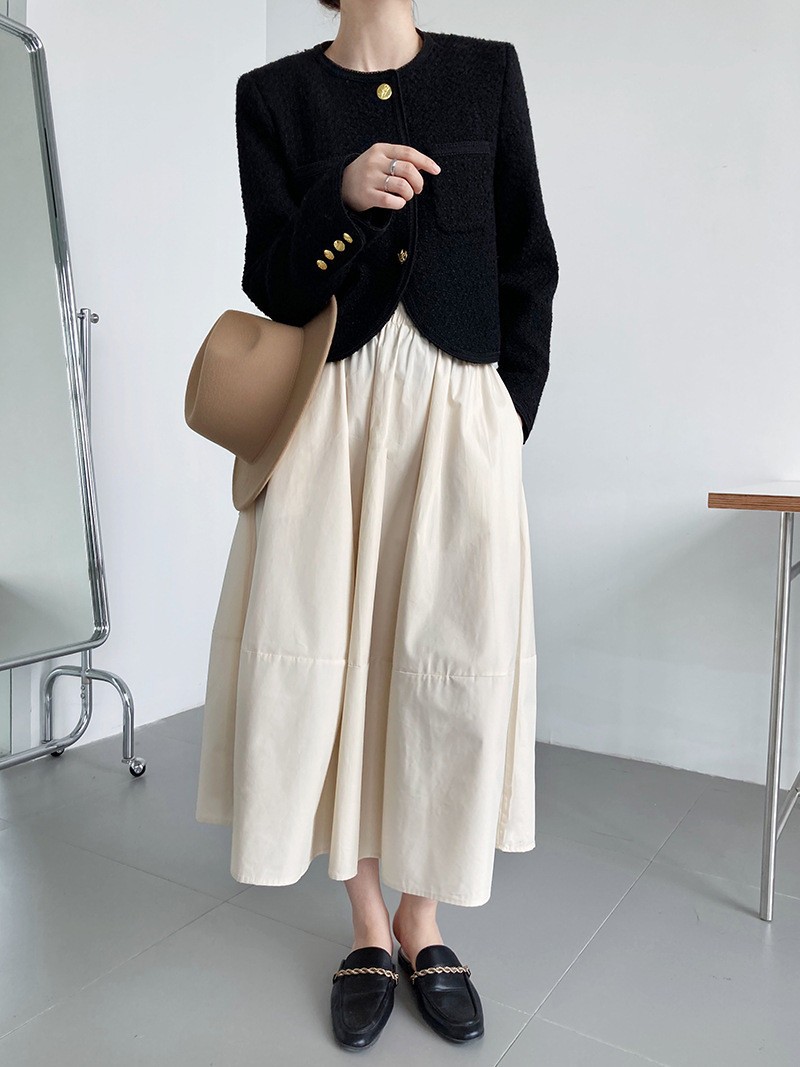 HA22125 - ÁO DẠ TWEED TRẦN TRÁM