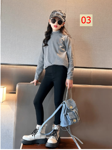 HH23126 - ÁO GIỮ NHIỆT CỔ 3P BÉ GÁI