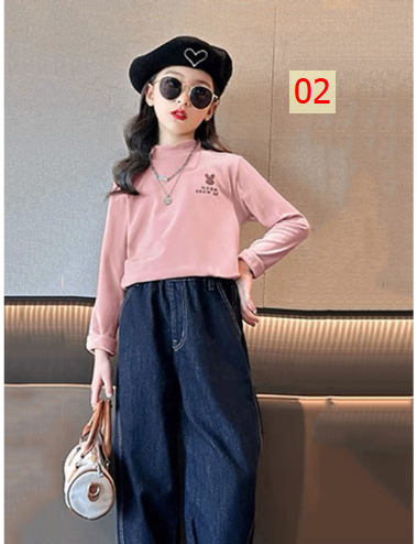 HH23126 - ÁO GIỮ NHIỆT CỔ 3P BÉ GÁI