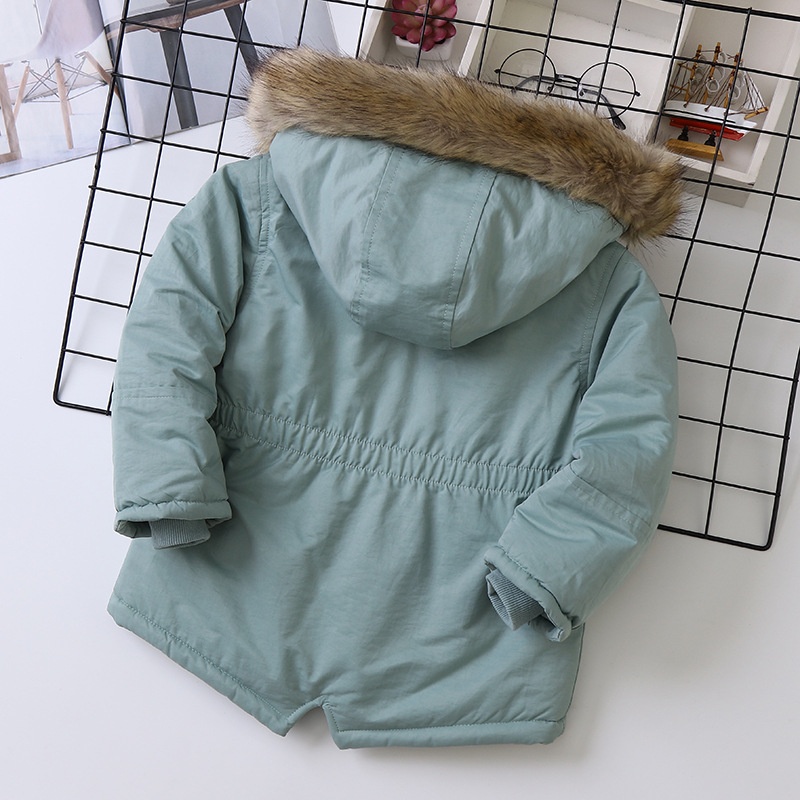 24HA1311.21 - PARKA LÓT LÔNG SIÊU DÀY ẤM CHO BÉ