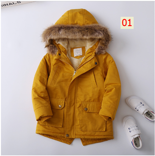 24HA1311.21 - PARKA LÓT LÔNG SIÊU DÀY ẤM CHO BÉ