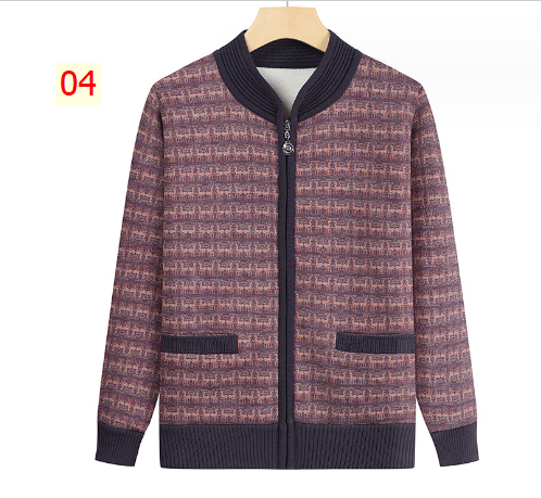 HH25121 - ÁO CARDIGAN LÓT LÔNG TRUNG NIÊN