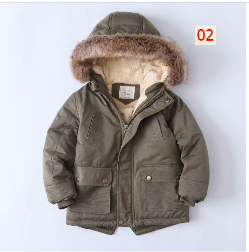 24HA1311.21 - PARKA LÓT LÔNG SIÊU DÀY ẤM CHO BÉ