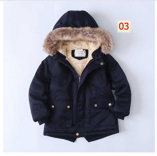 24HA1311.21 - PARKA LÓT LÔNG SIÊU DÀY ẤM CHO BÉ