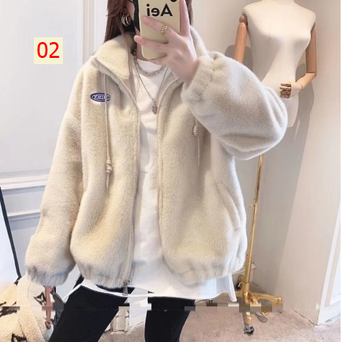 HH26125 - ÁO KHOÁC LÔNG THỎ NỮ