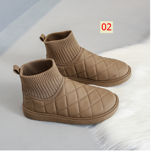 HH26128 - BOOT TRẦN TRÁM MIX LEN