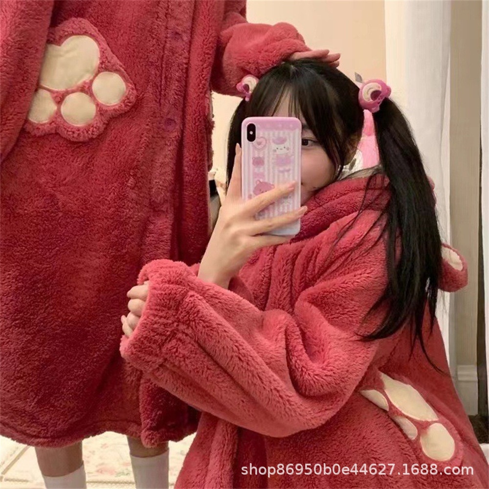 HA26126 - ÁO CHOÀNG LÔNG NỮ