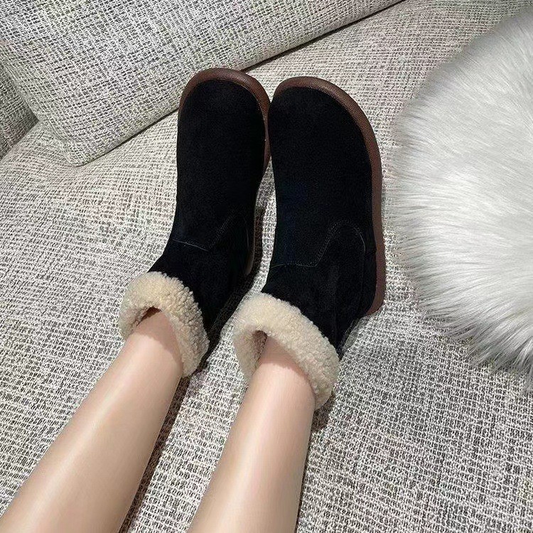 HH27124 - BOOT CỔ LÔNG LÓT LÔNG