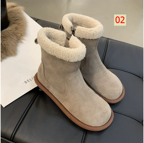 HH27124 - BOOT CỔ LÔNG LÓT LÔNG
