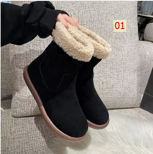 HH27124 - BOOT CỔ LÔNG LÓT LÔNG