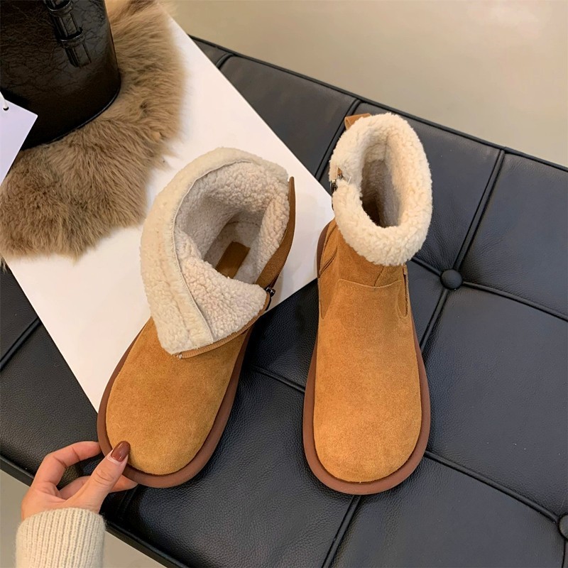 HH27124 - BOOT CỔ LÔNG LÓT LÔNG