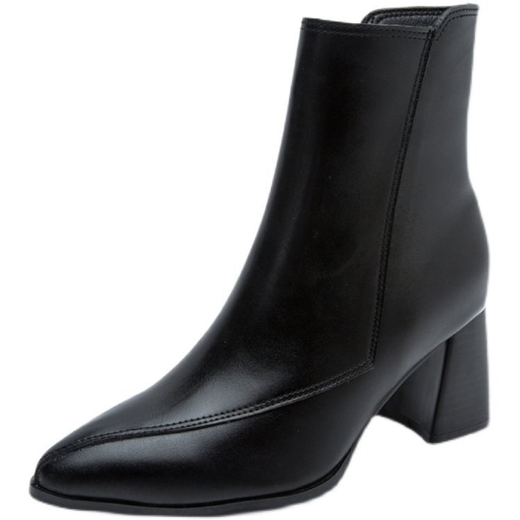 HH271217 - BOOT ĐEN MŨI NHỌN