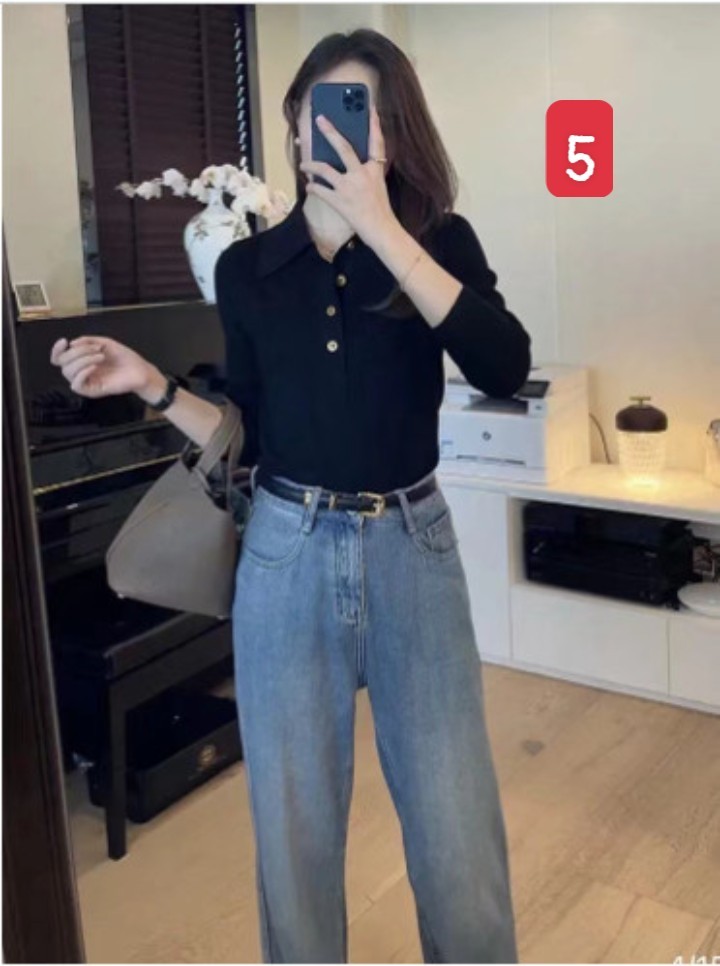 HA28129 - ÁO LEN POLO NỮ