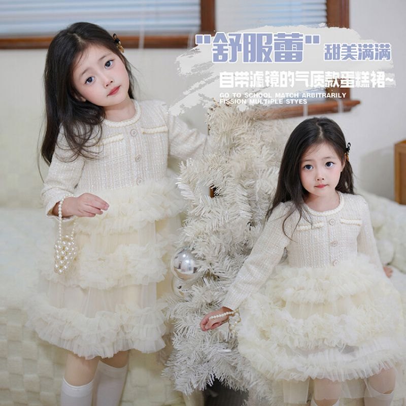 HA29125 - VÁY DẠ CÔNG CHÚA PHA REN
