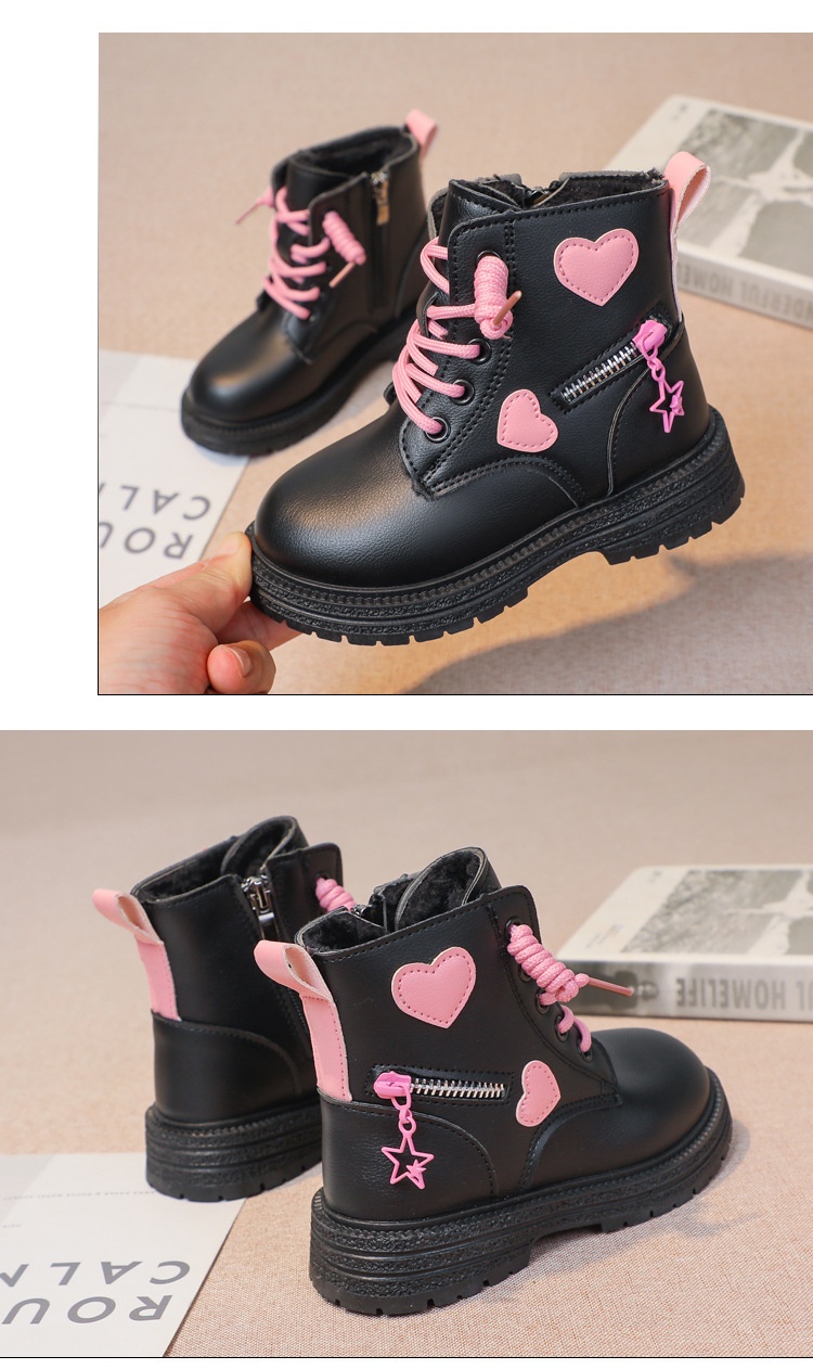HH29124 - BOOT CAO CỔ TRÁI TIM