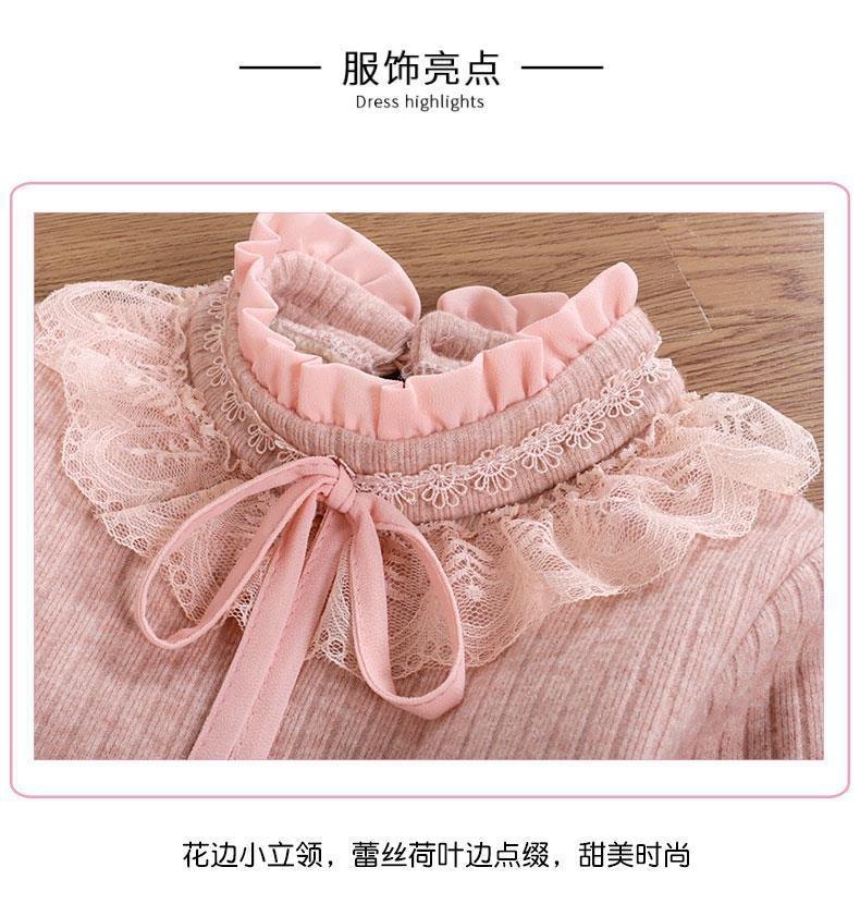 HA29122 - ÁO LEN CỔ BÈO PHỐI NƠ