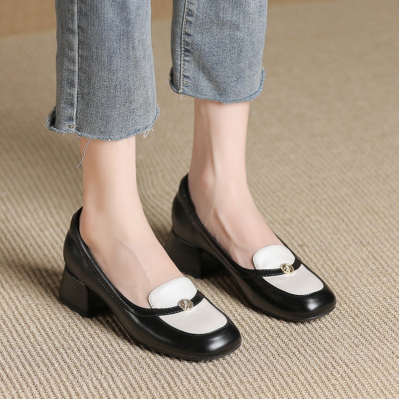 HA29127 - GIÀY DA ĐẾ THẤP CAO CẤP
